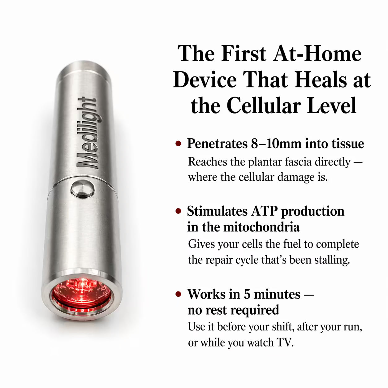 MediLight Deep Impulse - Anti Plantar Fasciitis
